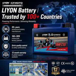 Batterie de moto CFmoto <span class=keywords><strong>YTZ10S</strong></span> / 6MFZ10, batterie AGM 12V 10Ah pour CFmoto, garantie 1 an, CCA170 élevé, fabrication OEM - Product Image 6