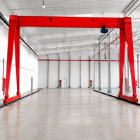 Pont roulant monopoutre de 20 tonnes, hauteur de levage 6-12 m, monté sur chenilles, pour usine