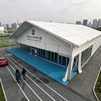 Tente de sport anti-vent et anti-neige en aluminium pour compétition de basketball en plein air