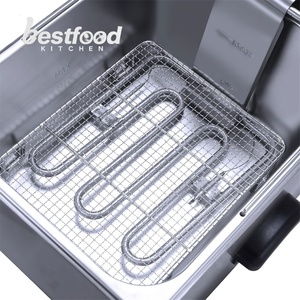 Freidora Eléctrica Comercial Multifuncional OULI de Acero Inoxidable de un Solo Tanque 4+4L, Ideal <span class=keywords><strong>para</strong></span> Hoteles y McDonald's - ¡Oferta 2026! - Product Image 5