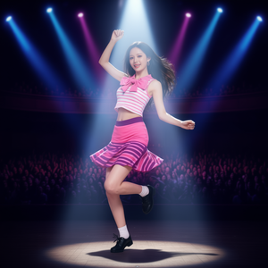 Tc405 Abbigliamento da palcoscenico per donne, top e magliette in poliestere ed elastan con stampa sublimatica, taglia adulta, disponibile in magazzino. - Product Image 2