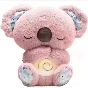 Muñeco de Peluche de Capibara, Oso y Koala con Sonidos Relajantes para Bebés, Juguete de Peluche de Algodón PP Súper Suave - Product Image 2