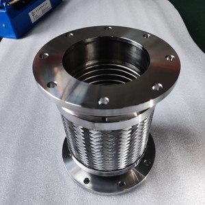 Geflochtene Schläuche aus Edelstahl 316L Baugruppe Große Flansche Flexibler Balg Glatte Oberfläche Hochdruck-Industrie rohrleitung system - Product Image 5