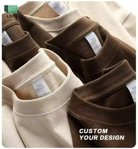 Camisetas de Hombre de Alta Calidad, 100% Algodón, Lisas, Gruesas, Extra Grandes, para Impresión Personalizada - Product Image 1