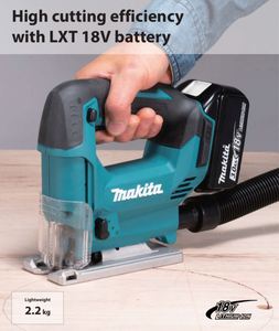 Scie sauteuse sans fil <span class=keywords><strong>Makita</strong></span> DJV186 18V rechargeable pour le travail du bois, outil de coupe portatif - Product Image 3