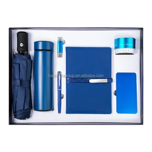 3-6 In 1 articoli promozionali personalizzati per ufficio Business Notebook souvenir di lusso set regalo