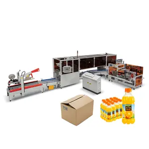 5-10 Boxs Per Minute Automatic Robot Arm Grab Type Carton Case Packaging Machine