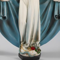 Statues religieuses catholiques en résine, pierre chrétienne de la Vierge Marie Immaculée, 11,81''H, Conception Immaculée