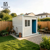 Maison conteneur pliable légère de 20 pieds, préfabriquée et mobile, pour abri, atelier, garage