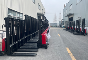 CE Heftruck 1T 1,5T 3M Semi-stapelaar 1500kg Semi-elektrische stapelaars Palletstapelaar Elektrische zelfheffende elektrische stapelwagen - Product Image 5