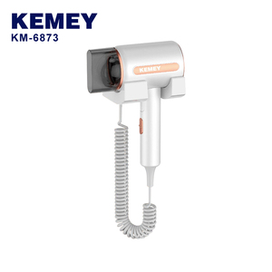 Sèche-cheveux mural Kemei KM-6873 2200W, 18000 tr/min, 3 vitesses, température réglable, lissant et anti-frisottis, idéal pour hôtel et appartement - Product Image 1