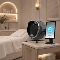 Analyse de la peau, analyseur de peau 3D/système de diagnostic de la peau magique, appareil de traitement du visage