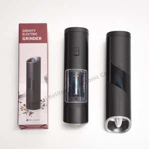 Custom Plastic Gravity Grinding Electric <b>Pepper</b> <b>Grinder</b> Battery Operated Electric Salt Mill with Gravity Function - Product Image 2