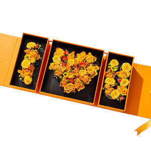 Caja de Flores Popular al por Mayor con <span class=keywords><strong>Doble</strong></span> Apertura, Caja de Flores con la Frase 'Te Amo' para el Día de San Valentín, Día de la Madre, Regalo para Mujeres - Product Image 2