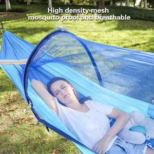 Hamac suspendu <span class=keywords><strong>de</strong></span> camping portable en plein air <span class=keywords><strong>de</strong></span> vente chaude avec filet et <span class=keywords><strong>toit</strong></span> en maille anti-moustiques - Product Image 2