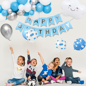 Kit de Decoración para Fiesta de Cumpleaños Infantil con Temática de Nubes Azules de Nicro, Decoración para Fiesta de Bienvenida de Bebé, Decoración para Pared del Hogar - Product Image 4
