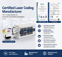 Codeur laser CO2 directement de l'usine pour l'emballage alimentaire, carton, date, numéro de lot, machine de marquage permanent CE ISO