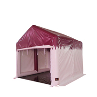 Tente gonflable à facettes larges pour événements en plein air et camping