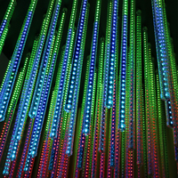 Lumières de scène programmables DC 12V IP66, lumières DJ pour discothèque, araignée, mariage, tubes RVB haute luminosité