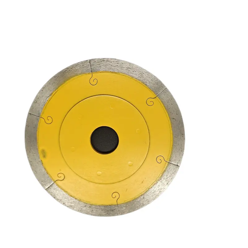 classic Professional laser cooling groove sharp 125mm ceramic rock plate tile diamond hot pressing cutting disc