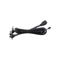 Cable de extensión montado en Panel de chasis USB 3,0 USB 3,1 placa PCB Cable de Audio Conexión de placa base Cable Usb para ordenador