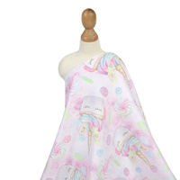 Tissu extensible en minky tricoté lourd 100% polyester imprimé numérique personnalisé super doux pour bébés, enfants, garçons et filles
