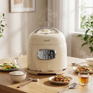 Olla Eléctrica Moderna de 5L/5.0L de Capacidad para Comidas Familiares Grandes Potencia de 1000W de bajo consumo para un funcionamiento rápido y eficiente - Product Image 1