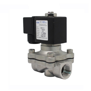 COVNA Válvula Solenoide de Diafragma de Acero Inoxidable de 1/2 Pulgada, 2 Vías, 12V/24V, Normalmente Cerrada, para Agua y Aire - Product Image 4
