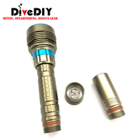 Lampe de plongée étanche DT006 2000 lumens 30M, lampe torche sous-marine LED CREE XM-L2 avec fonction SOS et stroboscope