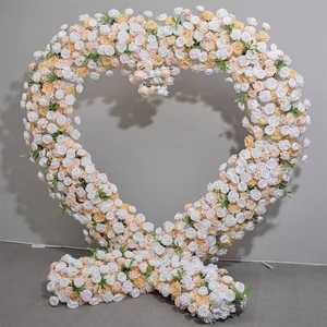 Arche <span class=keywords><strong>de</strong></span> <span class=keywords><strong>fleurs</strong></span> artificielles en forme <span class=keywords><strong>de</strong></span> cœur pour la décoration <span class=keywords><strong>de</strong></span> mariage, idéale pour la plantation printanière - Product Image 4