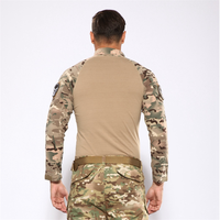Nouveaux T-Shirts tricotés de Camouflage pour hommes Slim Fit vêtements pour hommes
