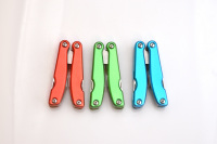 Mini outils de survie de Camping en plein air portables couteau pliant pince multifonction