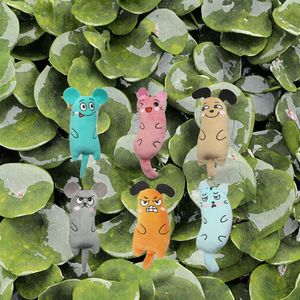 Juguete de gato de peluche de hierba gatera bordado resistente a la masticación juguete de dentición para mascotas juguete interactivo para gatitos - Product Image 4
