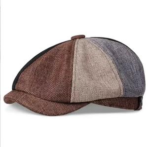 Gorra Newsboy para Hombre, 8 Paneles, Tweed, Estilo <span class=keywords><strong>Taxi</strong></span>, Espiga, Gatsby, Gorras Planas - Product Image 3