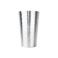 Gobelet en aluminium à changement de couleur pour boissons froides, à rebord roulé, direct usine