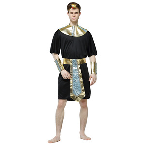 Disfraz <span class=keywords><strong>de</strong></span> <span class=keywords><strong>Príncipe</strong></span> del Antiguo <span class=keywords><strong>Egipto</strong></span> para adultos, Cosplay <span class=keywords><strong>de</strong></span> fiesta <span class=keywords><strong>de</strong></span> estilo nacional para hombres - Product Image 3