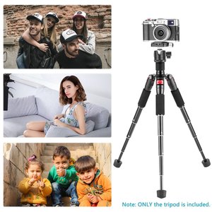 NEEWER <span class=keywords><strong>Mini</strong></span> treppiede portatile da tavolo 20 ''in lega di alluminio con testa a sfera 360 ° per videocamera treppiede per fotografia - Product Image 6