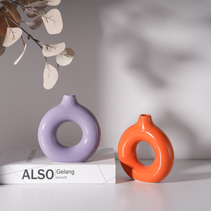 Macetas de Cerámica Contemporáneas para Interiores, Macetas para Suculentas, Jardín, Hogar, Acabado Esmaltado, Orificio de Drenaje, Ecológicas, Duraderas, Venta al Por Mayor - Product Image 2