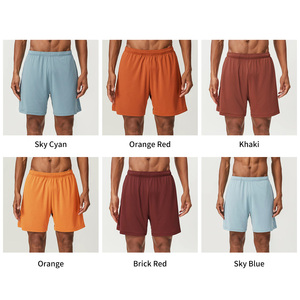 Biểu Tượng Tùy Chỉnh Người Đàn Ông Của Nhanh Chóng Khô Thoáng Khí Thể Thao Quần Short Độ Ẩm Wicking Phòng Tập Thể Dục Quần Short Da Thân Thiện Với Tập Luyện Quần Short Với Túi - Product Image 2