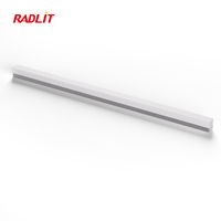 Lumières de miroir de placard LED, détecteur de mouvement par ondes de main, montage encastré, abat-jour moderne en aluminium et plastique, salle de bain, chambre à coucher