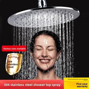 <span class=keywords><strong>Soffione</strong></span> doccia quadrato moderno cromato in acciaio inossidabile 304, sottile, da 6 pollici, in metallo, ad alta pressione - Product Image 5