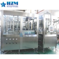 Machine de remplissage de boissons gazeuses CSD, automatique, haute précision, pour bouteilles en plastique et en verre, ligne de production de sodas et de colas