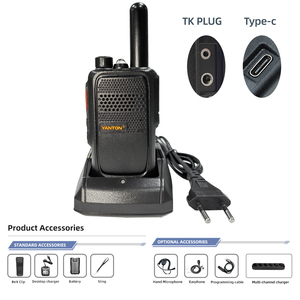 Accessori componenti elettronici <span class=keywords><strong>Telecommunicatio</strong></span> portatile portatile portatile ricetrasmettitore FM T-S8 YANTON - Product Image 5