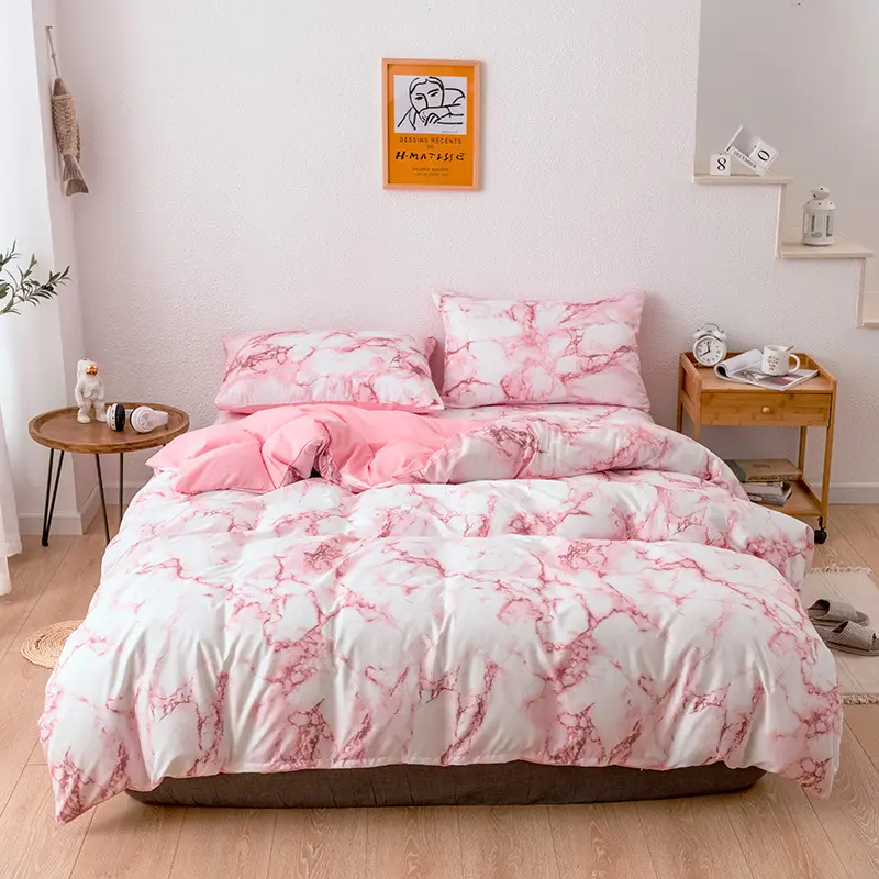 Stock lot Wholesale bed sheet sets on sale bed and mattress set 3d bed cover set support OEM ODM