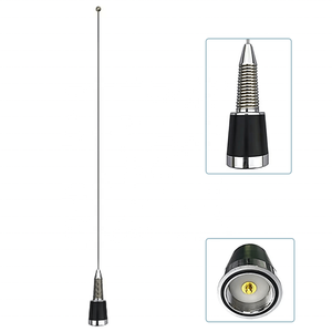 Antenne mobile NMO 136-174 MHz pour voiture, antenne fouet VHF en acier inoxydable - Product Image 2
