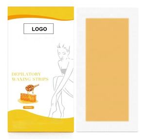 Private Label Body Care Cosmetics 8pcs/ Box Effective Honey Depilatory Wax Strip Hair Removal Wax - Product Image 1