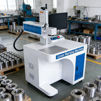 Machine de marquage laser CO2 haute précision CNC à refroidissement par eau, personnalisation IA pour cadeaux, création de logos laser personnalisables, tasses à eau BMP