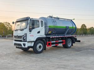 Shacman 4x2 12m³ Heavy Duty Sewage <b>Suction</b> Truck, 12000L Septic Sludge Vacuum Truck with Hydraulic Discharge System - Product Image 2