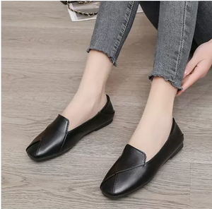 Chaussures simples pour femmes un <span class=keywords><strong>pied</strong></span> pour la bouche peu profonde chaussures plates décontractées pour femmes - Product Image 2