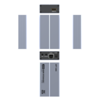 Extenseur HDMI Plug and Play 200m sur Cat6 avec sortie en boucle locale et IR pour configurations Point à Point et Point à Multipoint
